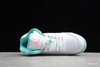 440892-100 JORDAN 'LIGHT RETRO AIR AQUA' GS 5 1017